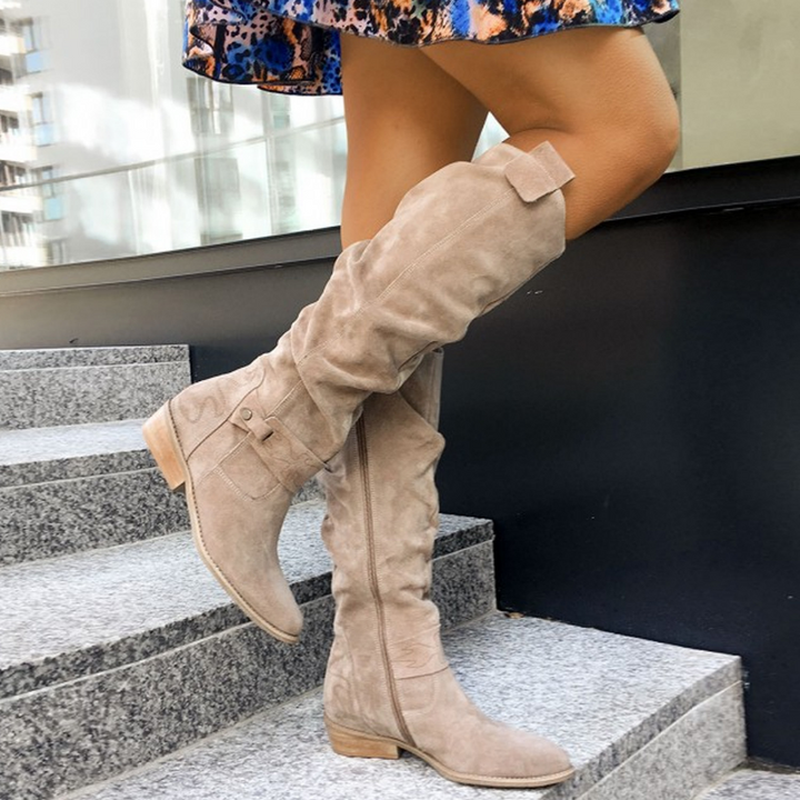 Kelly | Bottes en daim luxueuses