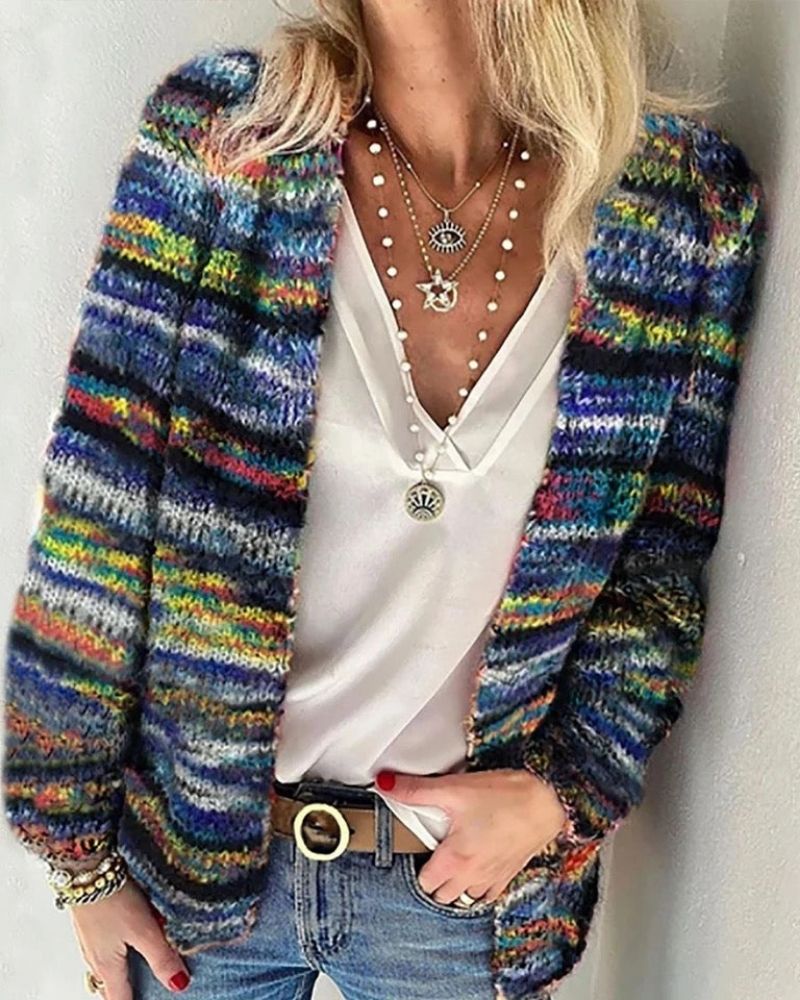 Coleen Colorful Cardigan