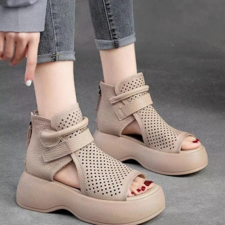 Maeve - Sandales Orthopédiques en Cuir