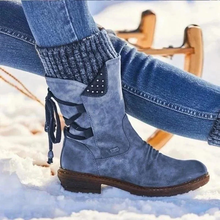 Julia | Bottes d'hiver en Laine avec Soutien Orthopédique pour le bas du dos