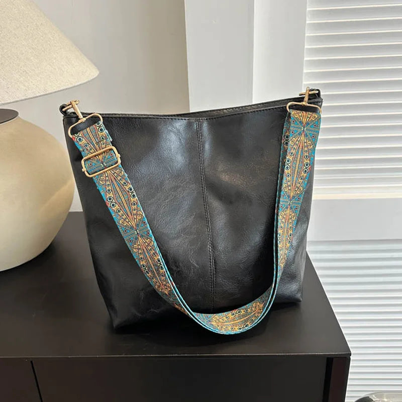 Chelsey - Sac en Cuir Vintage à Bandoulière