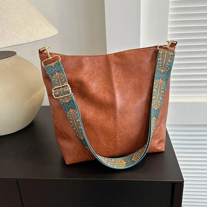 Chelsey - Sac en Cuir Vintage à Bandoulière