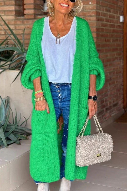 Gia Colorful Long Cardigan