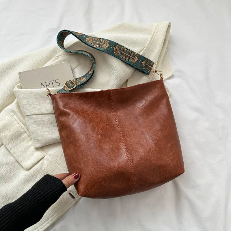 Chelsey - Sac en Cuir Vintage à Bandoulière