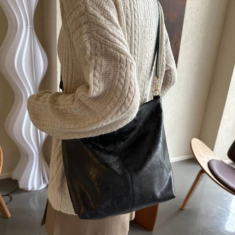 Chelsey - Sac en Cuir Vintage à Bandoulière