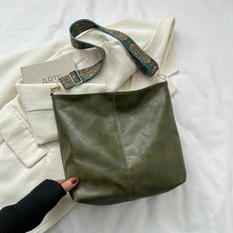 Chelsey - Sac en Cuir Vintage à Bandoulière